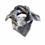 Foulards et écharpes - CARRÉ DE SOIE ROSE - SAINT-TROPEZ - AMANDINE REALE CREATIVE ARTIST