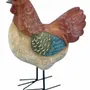 Decorative objects - Resin chicken 29cm - ROLANDE DU DREUILH  LACE JEWEL