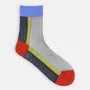 Socks - Sheer Panel Low Crew Socks - TABIO - JAPAN -