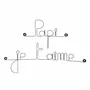 Other wall decoration - Grandfathers' Day "Daddy I love you" - in Wire - BIJOUX DE MUR