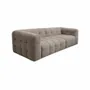 Sofas - ASTANA Bouclette Taupe Sofa - EMPREINTE DU TEMPS