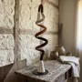 Decorative objects - Terrane Spiral: Handmade Sculptural Macrame Art Object - SARMAL DESIGN