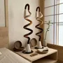 Decorative objects - Terrane Spiral: Handmade Sculptural Macrame Art Object - SARMAL DESIGN