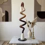 Decorative objects - Terrane Spiral: Handmade Sculptural Macrame Art Object - SARMAL DESIGN