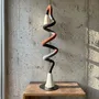 Decorative objects - Terrane Spiral: Handmade Sculptural Macrame Art Object - SARMAL DESIGN