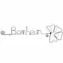 Other wall decoration - Clover Flower - "Happiness" - Wire Wall Decoration - BIJOUX DE MUR