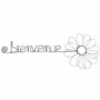 Other wall decoration - Daisy Flower - "Welcome" - Wire Wall Decor - BIJOUX DE MUR