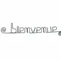 Other wall decoration - Lotus Flower - "Welcome" - Wire Wall Decoration - BIJOUX DE MUR