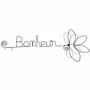 Autres décorations murales - Fleur de Lotus - "Bonheur" - Décoration murale en fil de fer - BIJOUX DE MUR