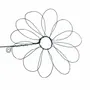 Other wall decoration - Daisy Flower - "Namaste" - Iron Wall Decor - BIJOUX DE MUR