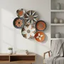 Other wall decoration - Solar Bloom: 6-Piece Handmade Wicker Wall Plate Set - SARMAL DESIGN