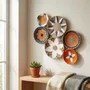 Other wall decoration - Solar Bloom: 6-Piece Handmade Wicker Wall Plate Set - SARMAL DESIGN