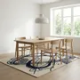 Contemporary carpets - Orbit of Expression Navy Blue Ivory Modern Handmade Area Rug - NUZRAT CARPET EMPORIOUM