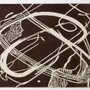 Contemporary carpets - Orbit of Expression Dark Brown Ivory Modern Handmade Area Rug - NUZRAT CARPET EMPORIOUM