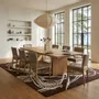 Contemporary carpets - Orbit of Expression Dark Brown Ivory Modern Handmade Area Rug - NUZRAT CARPET EMPORIOUM