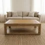 Coffee tables - ORMEA rectangular rattan coffee table - EMPREINTE DU TEMPS