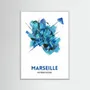 Affiches - Affiche Azur French Riviera - AMANDINE REALE CREATIVE ARTIST