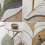 Contemporary carpets - Modern Botanica Leaf Rug — Sage Harvest Area Rug - NUZRAT CARPET EMPORIOUM