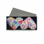 Home fragrances - Box of 2 Cotton Lavender Hearts - Red Hot - LIME TREE DESIGN