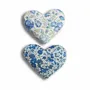 Home fragrances - Box of 2 Cotton Lavender Hearts - True Blue - LIME TREE DESIGN