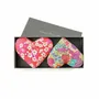 Home fragrances - Box of 2 Cotton Lavender Hearts - Best of Friends - LIME TREE DESIGN