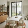 Contemporary carpets - Modern Botanica Leaf Rug — Earthen Harvest Area Rug - NUZRAT CARPET EMPORIOUM