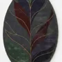 Contemporary carpets - Modern Botanica Leaf Rug — Midnight Forest Area Rug - NUZRAT CARPET EMPORIOUM