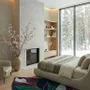 Contemporary carpets - Modern Botanica Leaf Rug — Royal Verdant Area Rug - NUZRAT CARPET EMPORIOUM