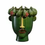 Vases - VASE VISAGE CERAMIQUE VERT 'FIG' - FANCY