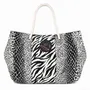 Sacs et cabas - Beach Bag Big Animalier Black&White - BEACH VIBES