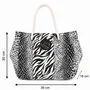 Sacs et cabas - Beach Bag Medium Animalier Black&White - BEACH VIBES