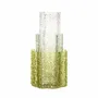Vases - Triple Vases Vert/Transparent (set de 3) - HÜBSCH