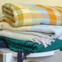 Throw blankets - Tarta Plaid Yellow - HÜBSCH