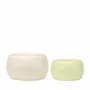 Poterie - Maru Pots Large Vert Clair (set de 2) - HÜBSCH
