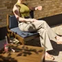 Lounge chairs - Haus Lounge Chair Brown - HÜBSCH