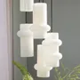Ceiling lights - Pilule Pendant Up Shiny White - HÜBSCH