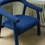 Lounge chairs - Ouli Lounge Chair Dark blue - HÜBSCH