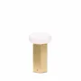 Wireless lamps - Low Portable Lamp Brass - HÜBSCH
