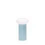 Wireless lamps - Low Portable Lamp Blue - HÜBSCH