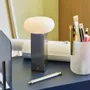 Wireless lamps - Low Portable Lamp Nickel - HÜBSCH