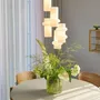 Plafonniers - Pilule Pendule Up Blanc Mat - HÜBSCH