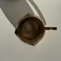 Mugs - Indian gold metal mug inlaid with stones H11 D7 - OFFICE OBJETS