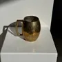 Tasses et mugs - Mug indien en métal doré gravé de motifs floraux H11 - OFFICE OBJETS