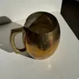 Tasses et mugs - Mug indien en métal doré gravé de motifs floraux H11 - OFFICE OBJETS