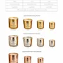 Bougies - signature Elite  GOLD  large - LE SAVOIR VIVRE FRANCE