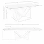 Dining Tables - Extendable barrel oval dining table in black glass, steel, dark grey fiberglass and metal - ANGEL CERDÁ