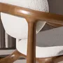 Chairs - Off-white fabric chair - ANGEL CERDÁ