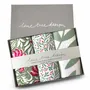 Apparel - Box of 3 Cotton Hankies - Green and Pink - LIME TREE DESIGN