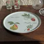 Plats et saladiers - Plat circulaire Elysian Garden Porcelaine Apilco France Ronald D30 - OFFICE OBJETS