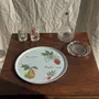 Plats et saladiers - Plat circulaire Elysian Garden Porcelaine Apilco France Ronald D30 - OFFICE OBJETS